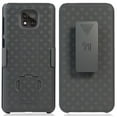 thumbnail image 2 of Case with Clip for Moto G Power 2021, Nakedcellphone [Black Tread] Kickstand Cover with [Rotating/Ratchet] Belt Hip Holster Holder Combo for Motorola Moto G Power 2021 Phone, 2 of 10