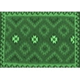 thumbnail image 1 of Ahgly Company Indoor Rectangle Oriental Emerald Green Traditional Area Rugs, 4' x 6', 1 of 4