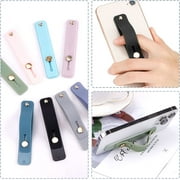 8 Pcs Phone Grip Straps, Self Adhesive Phone Loop Finger Holder, Silicone Portable Phone Stand (Universal)