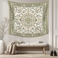 thumbnail image 5 of Sage Green Small Tapestry for Bedroom Wall Hanging Tapestry,Southwest Tribal Antique Boho-Chic Heritage Ceiling Backdrop Tapestries Poster Blanket Wall Decor for Teens Room Living Room Dorm 23" x 28", 5 of 8