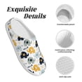 thumbnail image 5 of Xecao Cute Elephant Print Cotton Slippers Fuzzy Warm Cozy Slippers Non Slip House Slippers For Indoor Outdoor Cotton Slippers House Slippers-37/38, 5 of 7