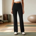 thumbnail image 4 of Women's Stretch Straight Leg Dress Work Pants Business Casual Trousers Breathable Yoga Pants, 4 of 8