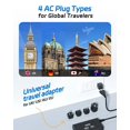 thumbnail image 4 of Convertidor de Voltaje DOACE 800W 220V a 110V con Puertos USB, 4 of 7