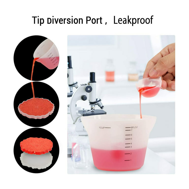Resin Measuring Cup Large Silicone Mixing Cup