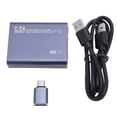 thumbnail image 2 of Video Capture Card, USB 3.0 4K 60fps Quick Data Transfer Plug and Play Dual Digital Sound Input Aluminium Alloy Video Capture Device  for Streaming, 2 of 7
