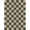 thumbnail image 7 of WIPONKEN 5'x7' Area Rugs for Living Room Modern Checkered Black and Brown Rugs for Bedroom Kitchen Non Slip Washable Geometric Contemporary Carpets for Home Office Dining Room Throw Rugs, 7 of 7