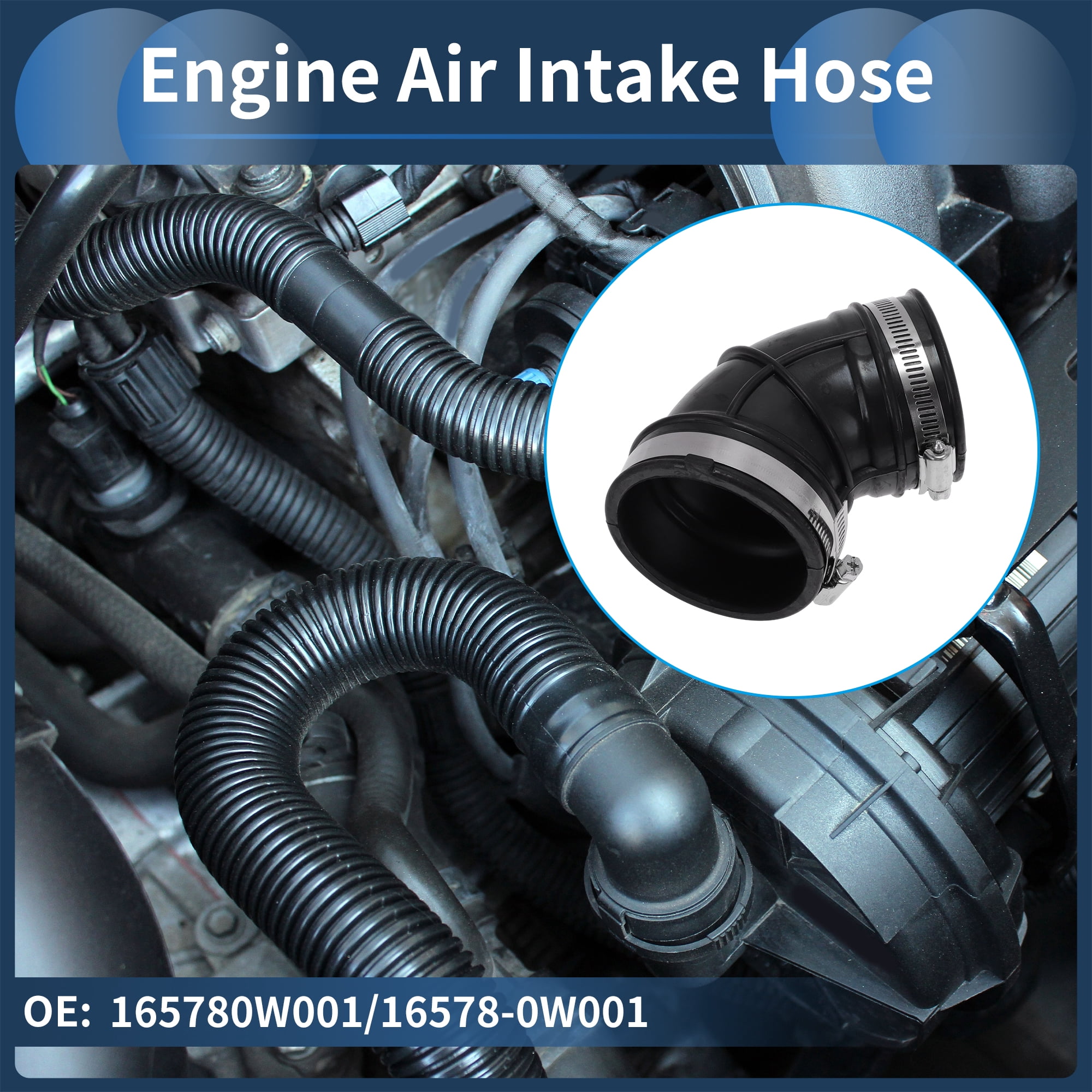 Unique Bargains 165780W001 Air Intake Hose for Nissan Pathfinder and for Infiniti QX4