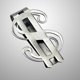 thumbnail image 5 of Clips para billetera de dinero de acero inoxidable, Clips para billetes con forma de signo de dólar, soporte de crédito para carpeta de dinero de Metal (5 piezas de plata, 5 of 5