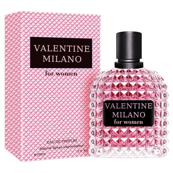 Valentine Milano Women Perfume 100ml Eau de Parfum Spray with Vanilla,Jasmine&Bergamot Notes Long Lasting Cologne for Daily Use