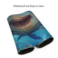 thumbnail image 4 of Hirioo Colorful Underwater Shark for Mouse Pad ,Anti-Slip Base, Durable Stitched Edges, Perfect for Gaming, Office, and Home Use,16x35.5in, 4 of 9