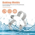 thumbnail image 4 of HEALEEP 6pcs Gingerbread Cutouts Shortbread Mould Baking Tools for DIY Enthusiasts Birthday Party, 4 of 4