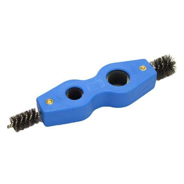 Wire Brush DeBurr Aluminium Pipe Cleaning Plumbing Copper Pipe Cleaner