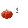 thumbnail image 1 of Almohadas de calabaza de Halloween,Almohadas de calabaza de Halloween Decoración del hogar Suave,Figura de escritorio,Estatua de, 1 of 8