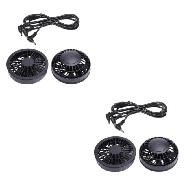 Inteprter Cooling Vest Fan Work Clothes Workwear Cooling Fan Jacket for Worker Negro 2piezas