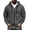 Dark Gray, variant on Mens Cargo Jacket Drawstring Zip Up Multiple Pockets Hooded Jackets Solid Color Long Sleeve Fashion Sweatshirt Outerwear