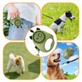 thumbnail image 7 of 13Ft Retractable Dog Leash with Built-in Poop Bag Holder, Leash for Dogs. Light up leashes for Dogs. Reflective Dog Leash(Green), 7 of 7