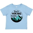 thumbnail image 3 of Inktastic Dad's Hiking Buddy with Mountains and Trees Boys or Girls Baby T-Shirt, 3 of 5
