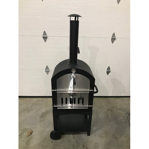 WPPO KU2B Steel Stand Alone Outdoor Wood Fired Garden Oven with Pizza Stone  - Walmart.com