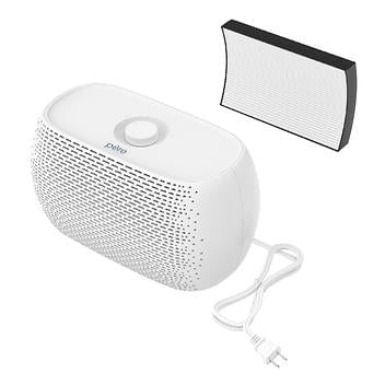 Pure Enrichment® PureZone™ Breeze Tabletop 2-in-1 Air Purifier - True HEPA Filter Cleans Air, Helps Alleviate Allergies, Removes Pet Hair, & Smoke - Ideal for Home, Bedroom, & Office Desktop Surfaces
