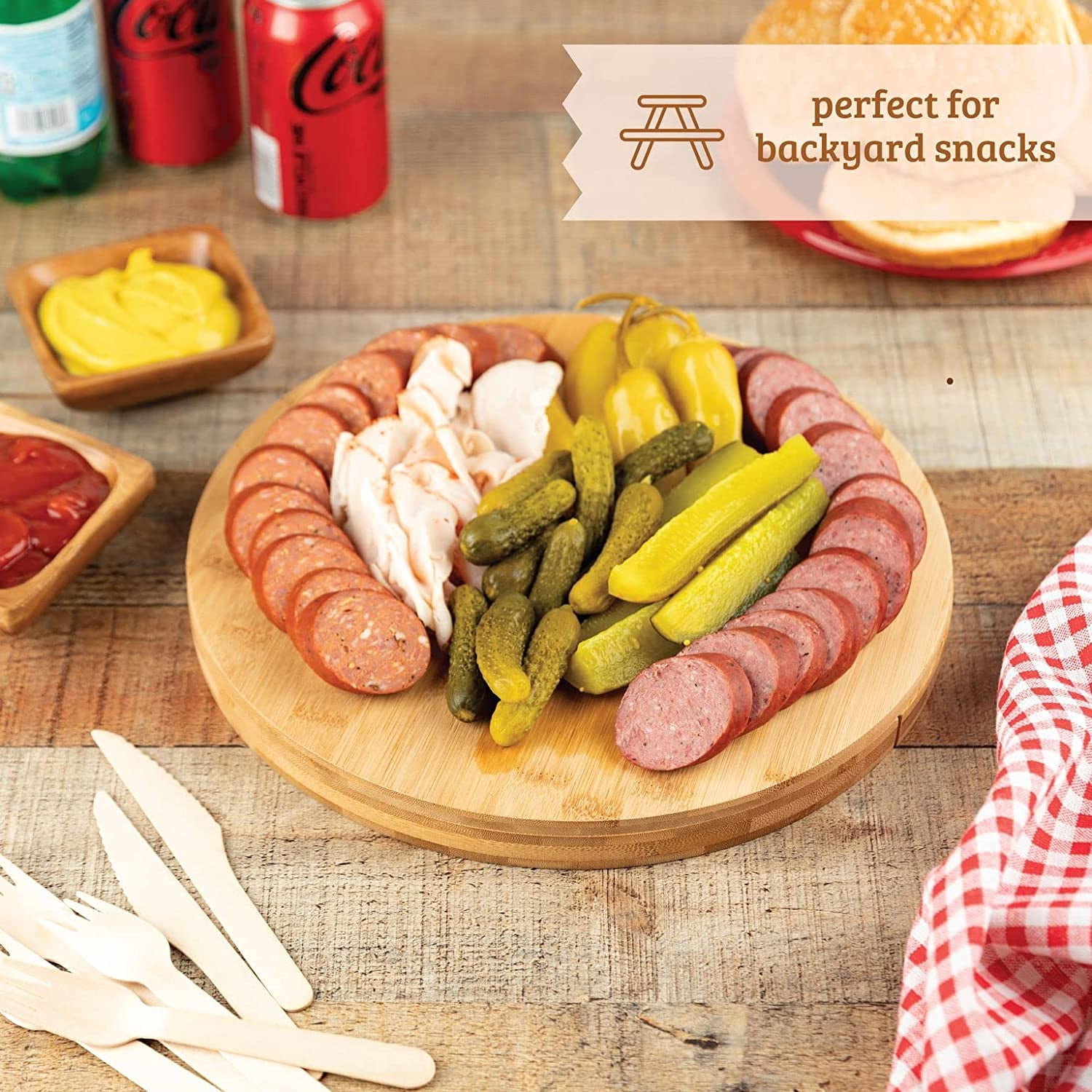 Farmers' Market Summer Sausage, Hickory Smoked Beef, Shelf Stable Sausage Roll, Ready To Eat, High Protein, Low Carb, Keto, Gluten Free, Charcuterie Meat, 24oz (Roasted Garlic, 2 Pack)