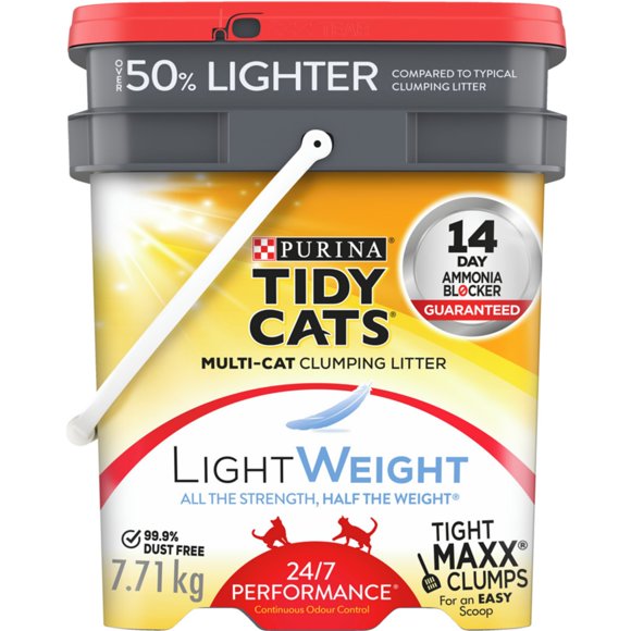 PU-RINA Tidy Cats LightWeight 24/7 Performance Multi-Cat, Cat Litter