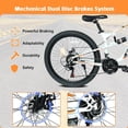 thumbnail image 4 of Ambifirner 26 Inch Mountain Bike for Men & Women with 21-Speeds & Full Suspension Steel Frame, Alloy Rims, Disc Brakes For All Terrains, Men & Women, Multiple Colors, 4 of 9