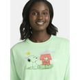thumbnail image 4 of Peanuts Women's Graphic Tee with Short Sleeves, Sizes XXS-XXL, 4 of 5