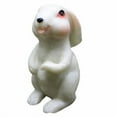 thumbnail image 2 of Leaveforme Bunny Statues Garden Decor, Fairy Garden Accessories, Miniature Figurines Patio Yard Art Sculpture Lawn Ornament Outdoor and Home Decoration Collections Gift (Bunny Statue), 2 of 8