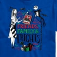 thumbnail image 3 of The Nightmare Before Christmas - Friends Family And Frights - Men's Short Sleeve Graphic T-Shirt, 3 of 5