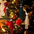 thumbnail image 1 of 4 figuras de soldado Cascanueces flocado, títeres de juguete, decoración del hogar, regalo navideño, decoraciones colgantes para puerta de otoño,, 1 of 10