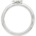 thumbnail image 3 of Sterling Silver Rhodium Ohm Ring, 3 of 6