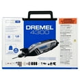 thumbnail image 4 of Dremel 4300-5/40 Corded Variable Speed Rotary Tool with 5 Attachments, 40 Accessories & Dremel Soft Case, 1.8A/120Volts, 4 of 14