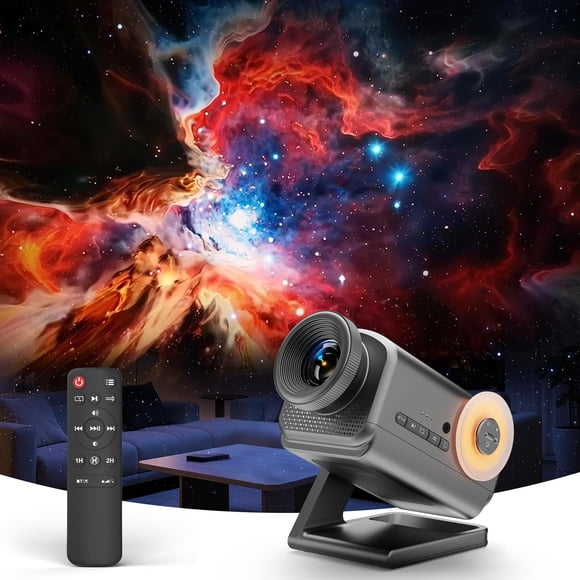 Proyector 3D Rossetta HD Galaxy con altavoz Bluetooth y control remoto