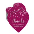 thumbnail image 1 of Inkdotpot Thanks For Celebrating The Bride To Be Bridal Shower Bottle Tag Real Silver Foil Favor Hang Tags Pack Of 50, 1 of 6