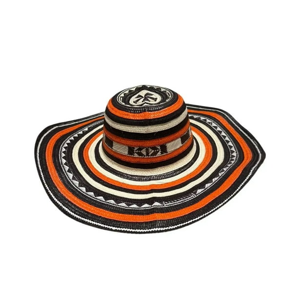Authentic Sombrero Vueltiao Colombian Hat - Adulto Anaranjado
