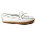 thumbnail image 5 of Minnetonka Women's Deerskin Tread, White, Size 9.5, 5 of 5