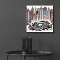 thumbnail image 6 of Epic Art 'Chicago Art Deco Car' by Rey Klimt Acrylic Glass Wall Art, 12" x 12", 6 of 8
