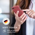 thumbnail image 4 of CRKMGS-Case Compatible with Apple iPhone SE (1.Gen 2016) / iPhone 5 / iPhone 5S Case - Soft Slim Protective TPU Silicone Cover - Dark Rose, 4 of 4