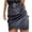 #Black, variant on Xixinqiwan Women Skirts under $5,Womens Faux Leather Mini Skirt,High Waisted Pencil Warp Bodycon Asymmetrical Ruched Party Short Skirt