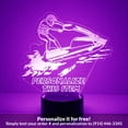 thumbnail image 1 of Mirror Magic Store Jet Skiing Color Changing Personalized LED Light with Remote Control, 1 of 8