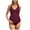 Red2, variant on zaveiop Maternity Swimsuit for Women One Piece Swimsuits Pregnancy Swimwear Spaghetti Straps Ruched Adjustable (Orange, XXL)