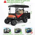 thumbnail image 2 of 10L0L 4 Person Golf Cart Enclosure 86’’ L, Universal 600D Waterproof Driving Cover for Yamaha EZGO Club Car, Golf Cart Accessories, 2 of 8