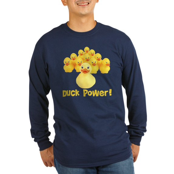 CafePress - Duck Power! - Long Sleeve Dark T-Shirt