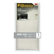 Filtrete 14x20x1 Air Filter, MPR 300 MERV 5, Dust Reduction, 1 Filter