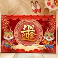 thumbnail image 6 of 50% Off Clear! Skegnu Rugs Happy New Year Door Mat Chinese 2024 Year Of The Dragon Entrance Way Indoor Front Door Welcome Rugs Household Carpet Outside Door Clearance under 5 &, 6 of 6
