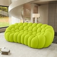 thumbnail image 5 of Sodrens 79.53" Bubble Couch,Modern Oversize Lazy Floor Sofa,Curved Football Sofa for Living Room,Office,Apartment,No-Assembly,Fluorescent Green, 5 of 7