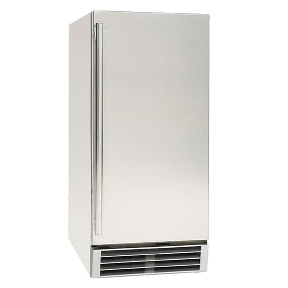 Maxx Ice MIM50P-O 14 3/5"W Full Cube Undercounter Ice Machine - 65 lbs/day, Air Cooled, Pump Drain, 115v