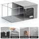 thumbnail image 3 of Sorbus Contenedores de Almacenamiento con Estructura de Metal, Apilables, Plegables, Organizadores de Ropa, Tela Oxford, Ventana Transparente y Asas, Bolsa de 4, 3 of 7