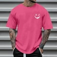 thumbnail image 3 of Camisetas de Cuello de la Tripulación de los Hombres de Poliéster Impreso en Seco Rápido, Cuello Redondo de Corte 3D para Gimnasio, Carrera, Ciclismo Y Ocasional, 3 of 4