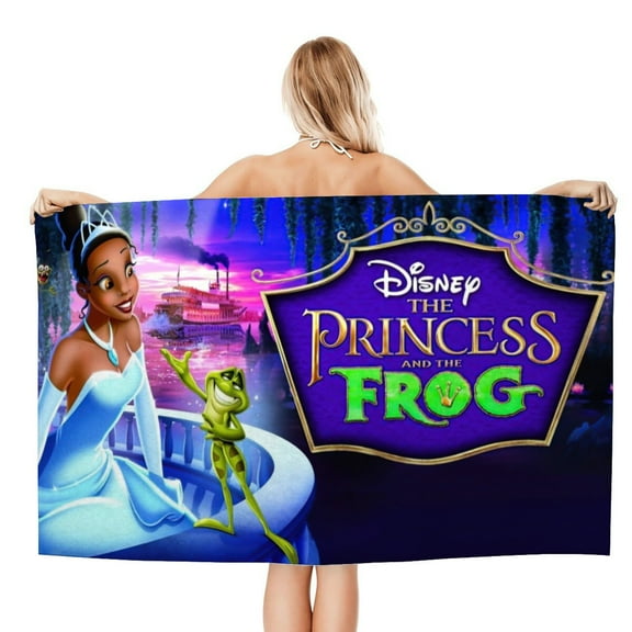 Tiana Gifts Beach Towel for Women Girl Birthday Inspired Fan Bath Outdoor Music Lover